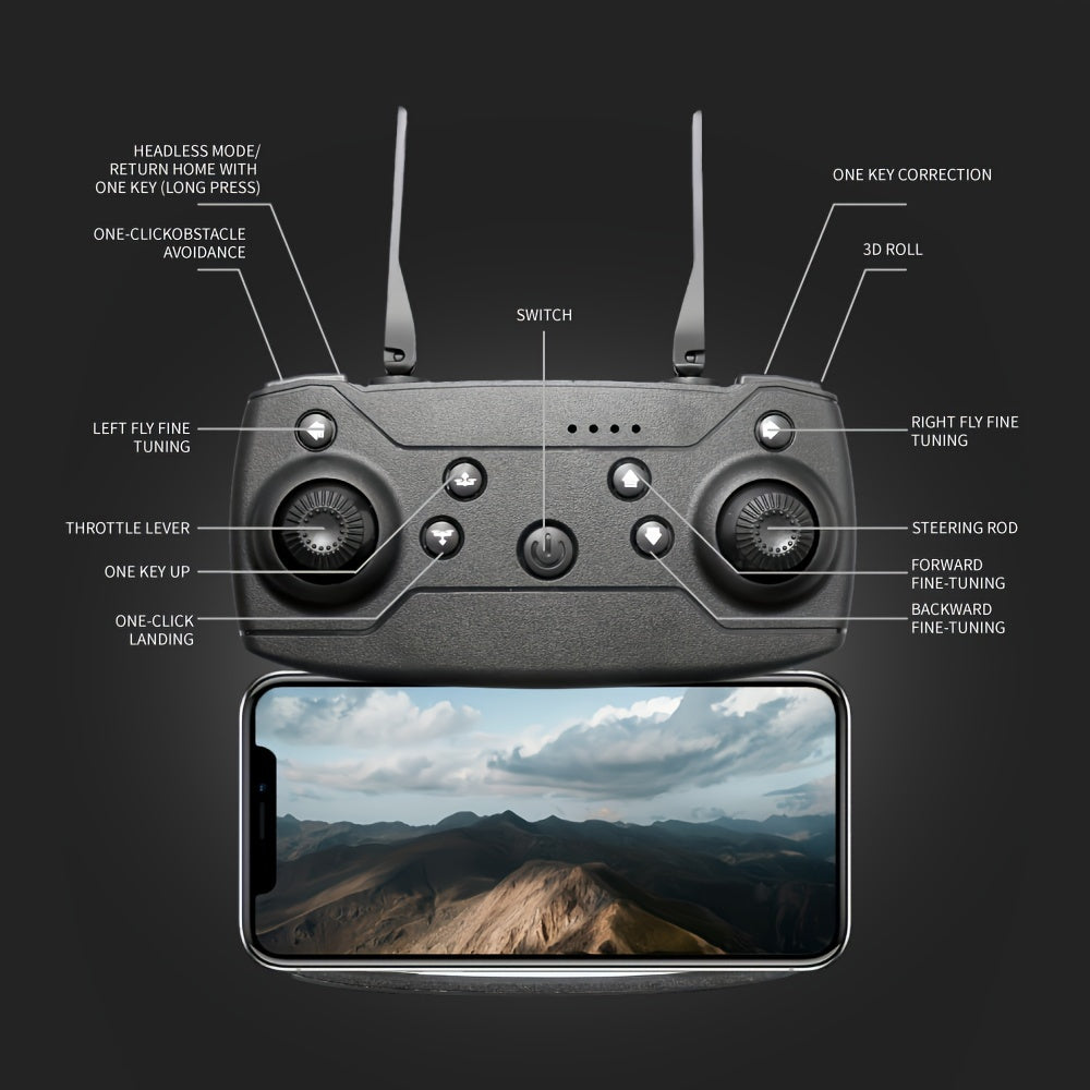 ACEGLE Dual Camera Mini Drone – App Controlled, Beginner-Friendly