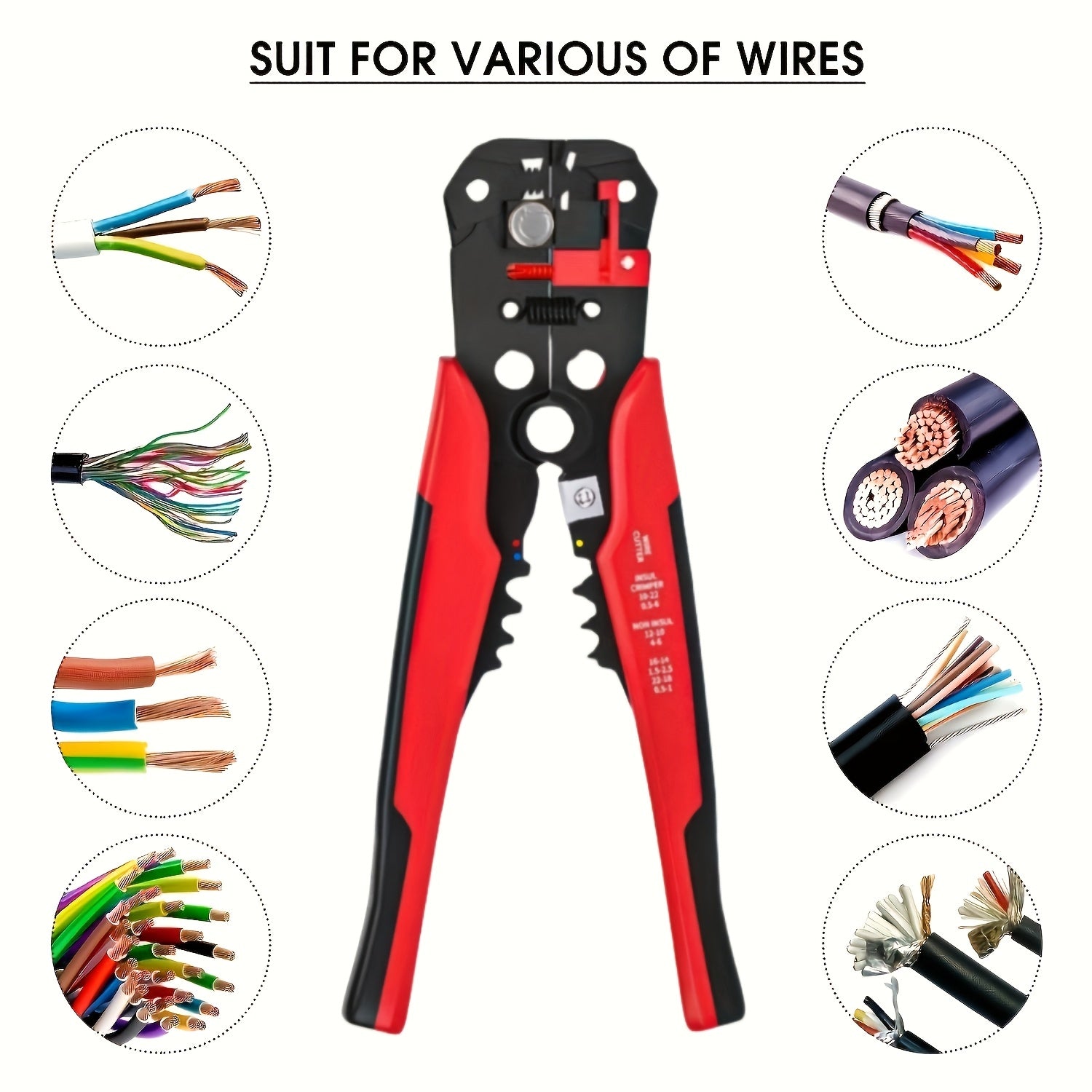 Automatic Wire Stripper – Multifunctional Cable Cutter & Crimping Pliers