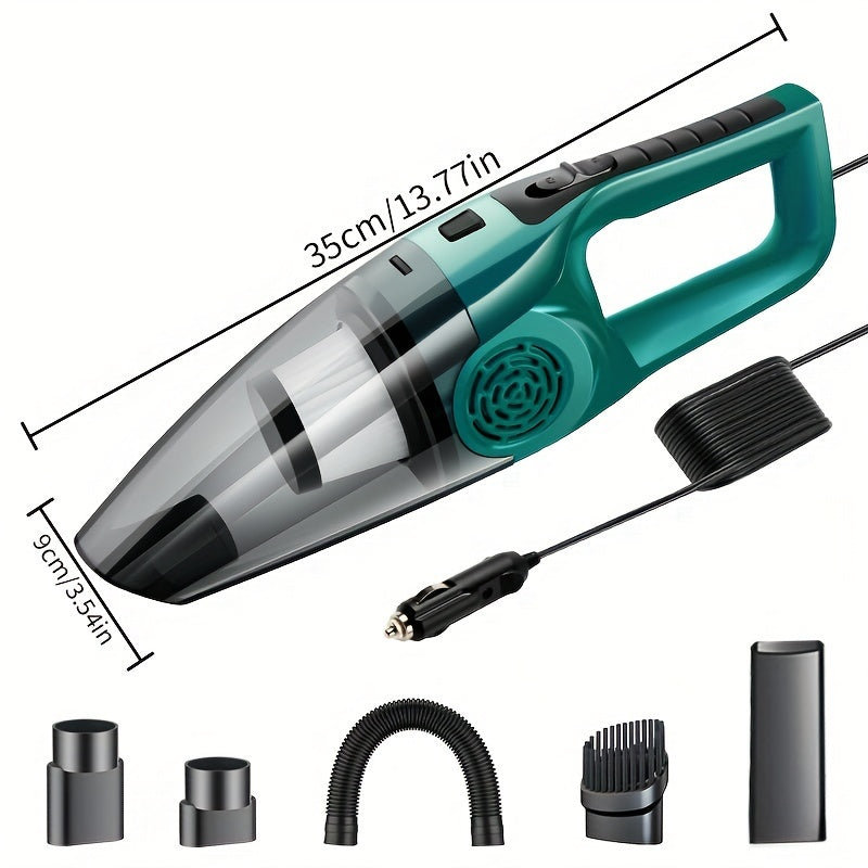 Portable Vacuum Cleaner – 4KPa Suction, Corded Design