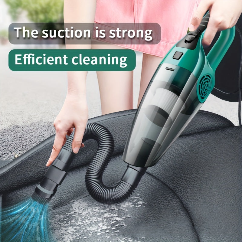Portable Vacuum Cleaner – 4KPa Suction, Corded Design