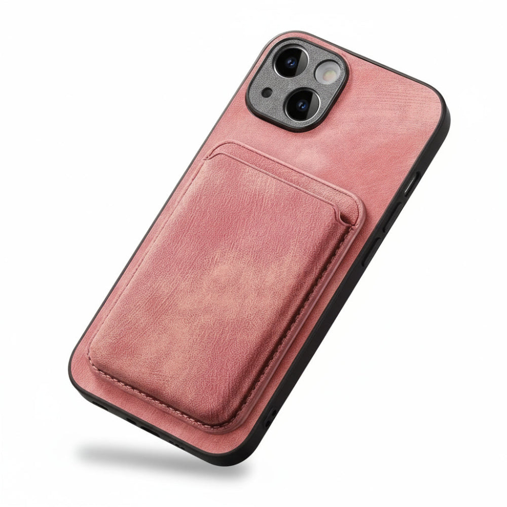 Vintage PU Leather Phone Case – Shockproof & Functional