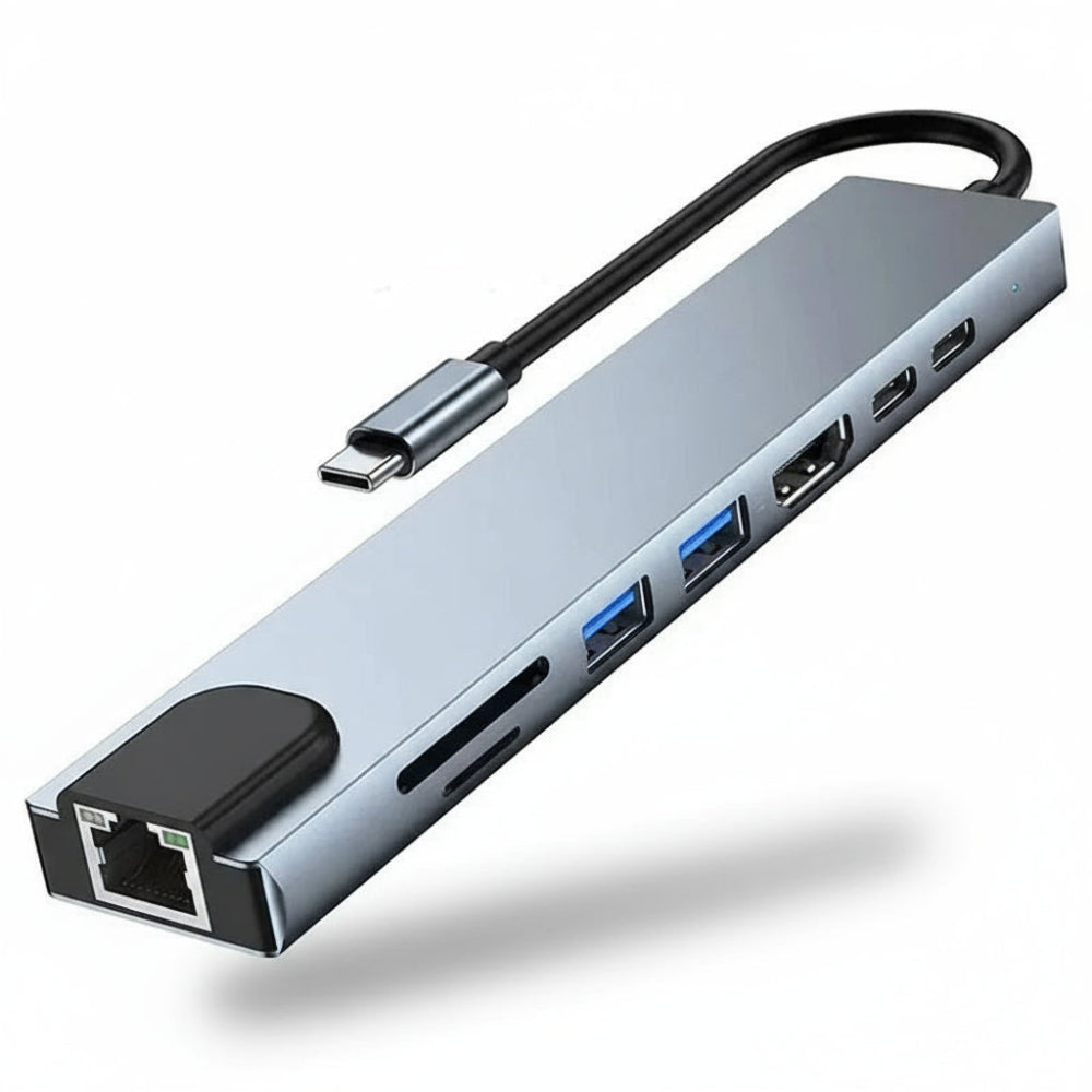 8-in-1 USB-C Hub – Expand Your Connectivity
