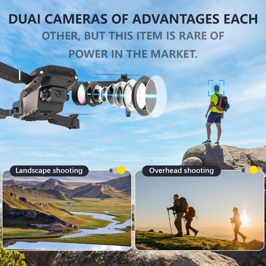 ACEGLE Dual Camera Mini Drone – App Controlled, Beginner-Friendly