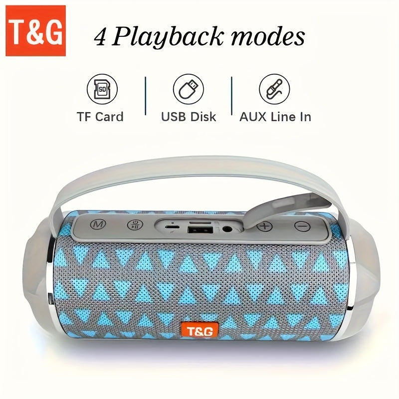 T&G Wireless Bluetooth Speaker – Portable, USB-C Rechargeable