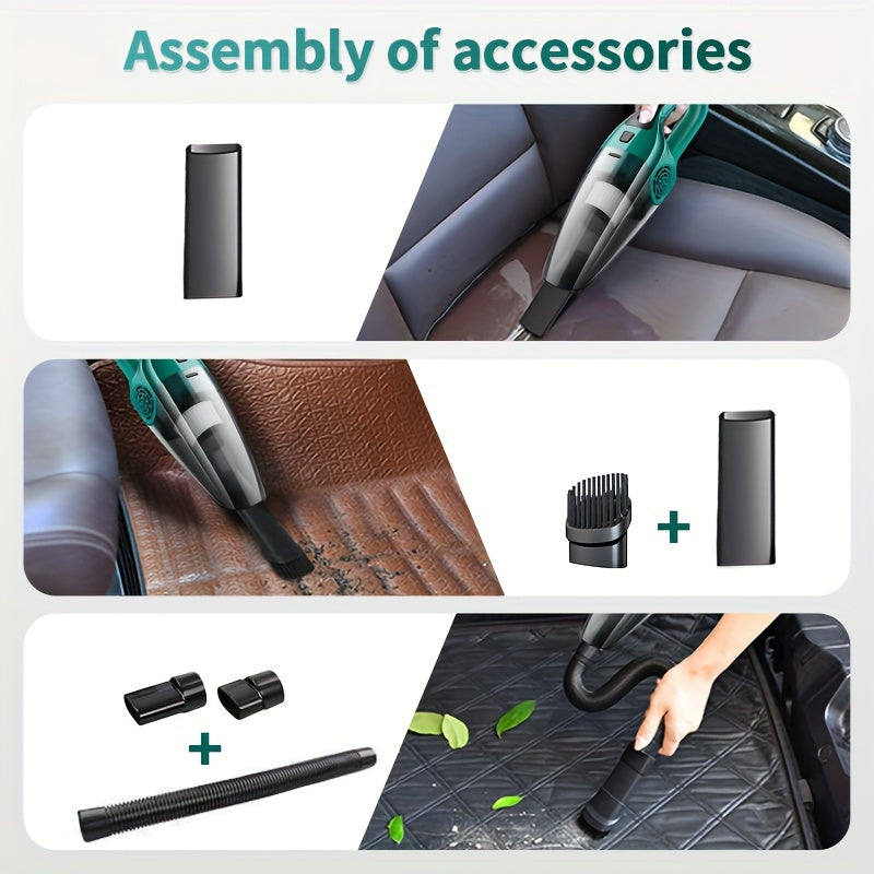 Portable Vacuum Cleaner – 4KPa Suction, Corded Design