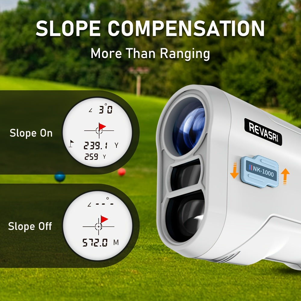 REVASRI 1000-Yard Golf Rangefinder – Slope, Pin-Seeker & Vibration