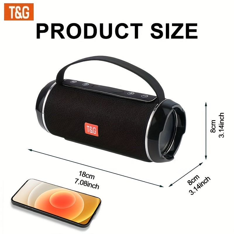 T&G Wireless Bluetooth Speaker – Portable, USB-C Rechargeable